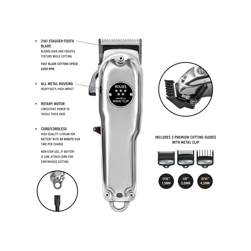 Wahl Cordless Magic Clip Limited Metal Edition